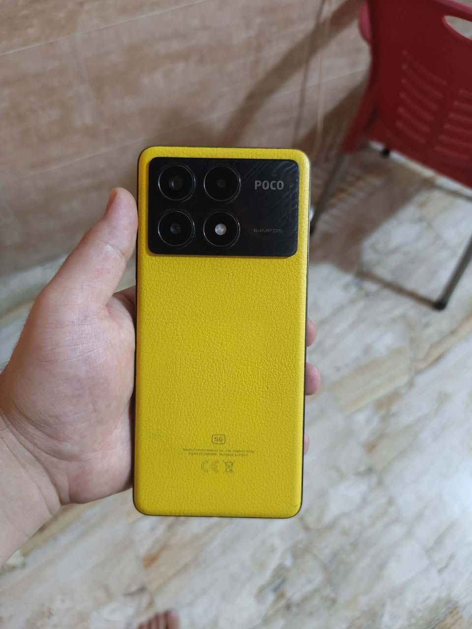 Poco x6 pro
ذاكرة 256 رام 8
المعالج: MediaTek Dimensity 8300 Ultra
• الشاشة: AMOLED بحجم 6.67 بوصة بدقة 1.5K ومعدل 120Hz
• البطارية: 5000 مللي أمبير
• سرعة الشحن: 67 واط
• الكاميرا الخلفية: 64 ميجابكسل (أساسية) + 8 ميجابكسل (واسعة) + 2 ميجابكسل (ماكرو)
• الكاميرا الأمامية: 16 ميجابكسل
نضيف جدا
ما بي اي مشاكل
السعر 300 الاف وبي مجال
وعادي اراوس نزل شعندك
مكاني ديالى الغالبية يوجد توصيل
للتواصل علخاص
او الواتساب مراسلة ***********
