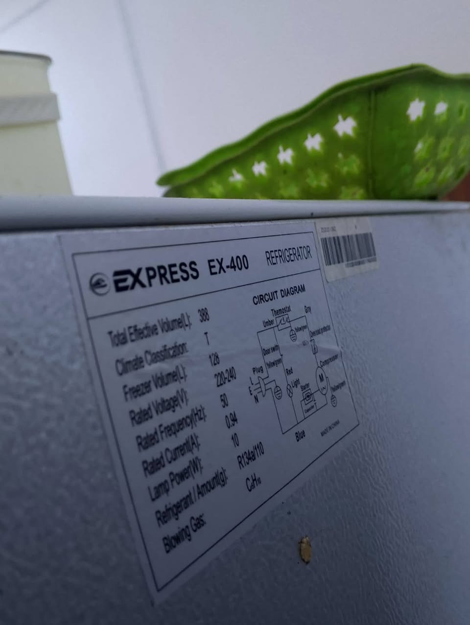 إكسبريس EX-400 • ٣٨٨ لتر • فريزر ١٢٨ لتر
