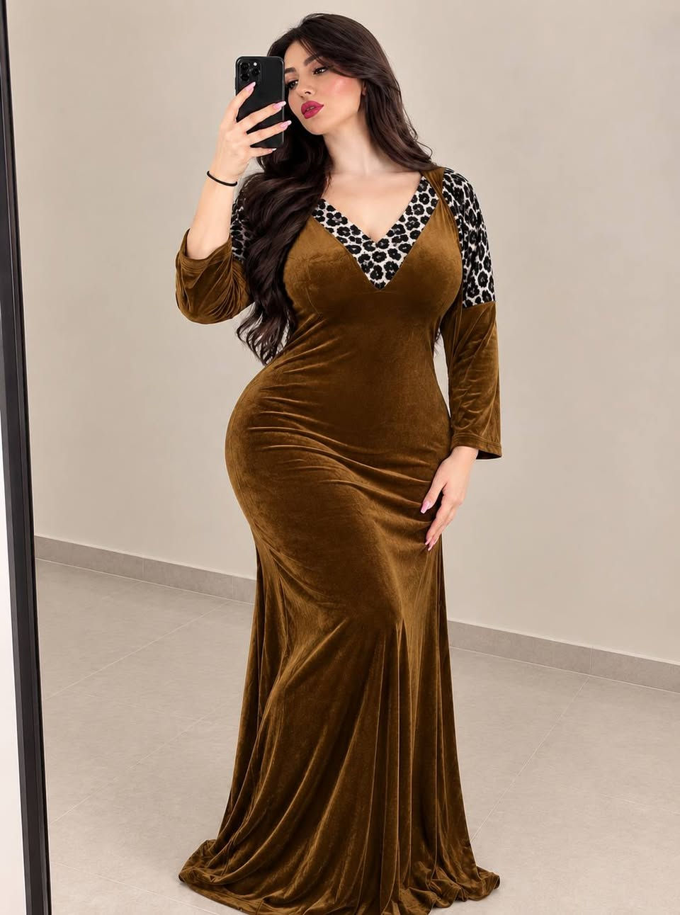 دشداشة شتائي • قديفة غزالي • مقاسات L XL XXL