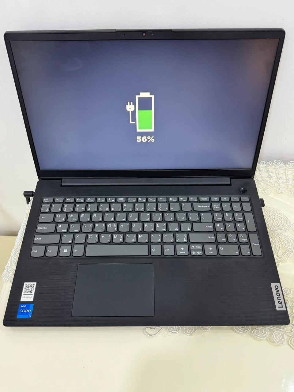 💻 لابتوب LENOVO V15 G4 RU
جيل 13 

مستعمل شهر واحد فقط 
نظافة 100% 
شرط الفحص والاسترجاع 

المواصفات:
المعالج: Core i5-13420H
الرام: 8GB قابلة للتطوير 
الهارد: 512GB SSD قابل للتطوير

دورات الشحن 27 مرة فقط 
وبقية التفاصيل كما موضح امامك بالصور .. 

الملحقات :
كارتون الجهاز 
 ماوس وايرلس
الشاحن الأصلي

فحص كامل قبل الدفع والاستلام

📍 الموقع : ذي قار مركز

📱 للتواصل واتساب او اتصال: 
 ***********
او تفضل عالخاص . 

💰 السعر: 650 الف فقط مع مجال بسيط

نص مكتوب في الصور:
- 56%
- العثور على إعداد
- النظام ، حول
- المعالج
- 13th Gen Intel(R)
- Core(TM) i5-13420H
- 2.10 GHz
- ذاكرة RAM المثبتة
- ١٦,٠ غيغابايت
- السرعة: ٣٢٠٠ MT/s
- بطاقة الرسومات
- 128 MB
- Intel(R) UHD Graphics
- مساحة التخزين
- 477 GB
- تم استخدام ۳۷۸ GB من ٤۷۷ GB
- إعادة تسمية هذا الكمبيوتر
- Sajjad-Algburi
- 83A1
- نسخ
- معلومات الجهاز
- اسم الجهاز Sajjad-Algburi
- المعالج 13th Gen Intel(R) Core(TM) i5-13420H (2.10 GHz)
- ذاكرة RAM المثبتة ١٦,٠ غيغابايت (١٥,٧ غيغابايت مستخدم)
- بطاقة الرسومات Intel(R) UHD Graphics (128 ميغابايت)
- مساحة التخزين تم استخدام ۳۷۸ GB من ٤۷۷ GB
- معرف الجهاز 4741DA27-C465-464C-8FA2-148BBAB08B26
- معرّف المنتج 00330-80000-00000-AA417
- نوع النظام نظام تشغيل بإصدار ٦٤ بت، ومعالج يستند إلى x64
- القلم واللمس لا يتوفر إدخال باللمس أو بالقلم لجهاز العرض هذا
- ارتباطات ذات صلة المجال أو قاعدة المعارف حماية النظام إعدادات النظام المتقدمة
- معلومات Windows
- سلامة البطارية
- 37.31 Wh :سعة الشحنة الكاملة
- 27.43 Wh :الشحنة الحالية
- 38.00 Wh :سعة التصميم الأصلية
- 39°C / 102.2°F :درجة الحرارة
- لمحة سريعة
- تجديد
- عرض الكل
- الشحنة الحالية
- جار الشحن (74%)
- جيدة
- مقارنة سعة الشحنة الكاملة
- السعة (100% السعة الأصلية) 98%
- دورات الشحن المتراكمة
- 27
- التركيبة الكيميائية للبطارية
- قابلة لإعادة الشحن (Li-ion) بطارية ليثيوم أيون
- محول الطاقة
- موصول بالطاقة
- الشاشة والنوم