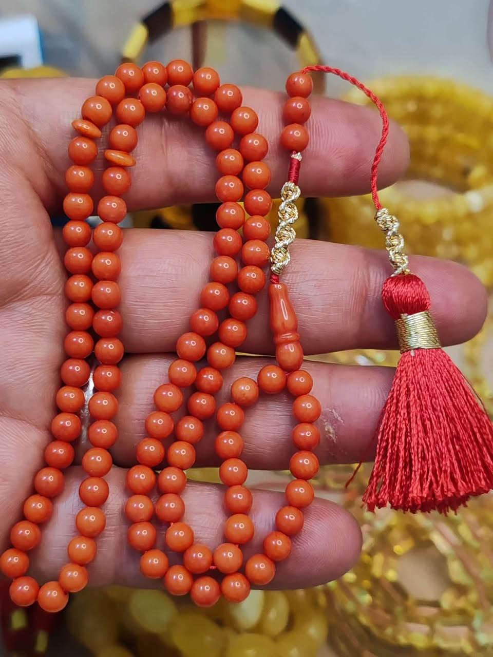 مرجان تونسي • كارت ضمان • وزن ١٩ ونص غرام