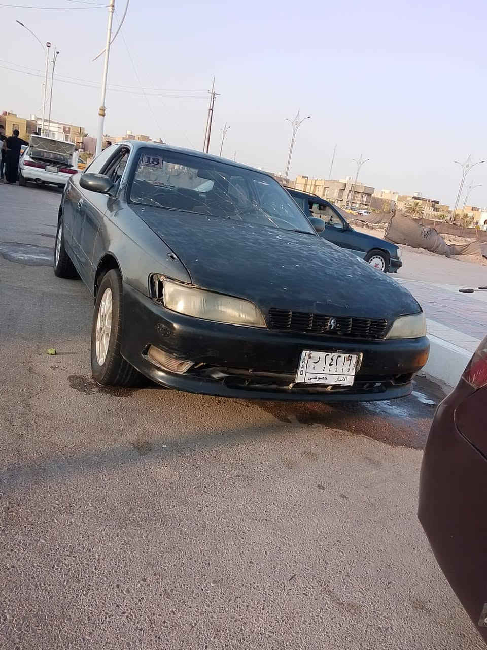 سلام عليكم مارك مديل 92 مكينه كير فيفيتي  سياره جاهزه مكينه كير حداديه تخم تاير كهربائيات شغالة كلها باتري جديد راعيه ماوصله اتعهد سرقه وطلب السعر 18 بيه مجال  مراوس حسب قناعه مكاني ذي قار ناصريه مكلف بالنشر هذا الرقم بيه واتساب ***********
