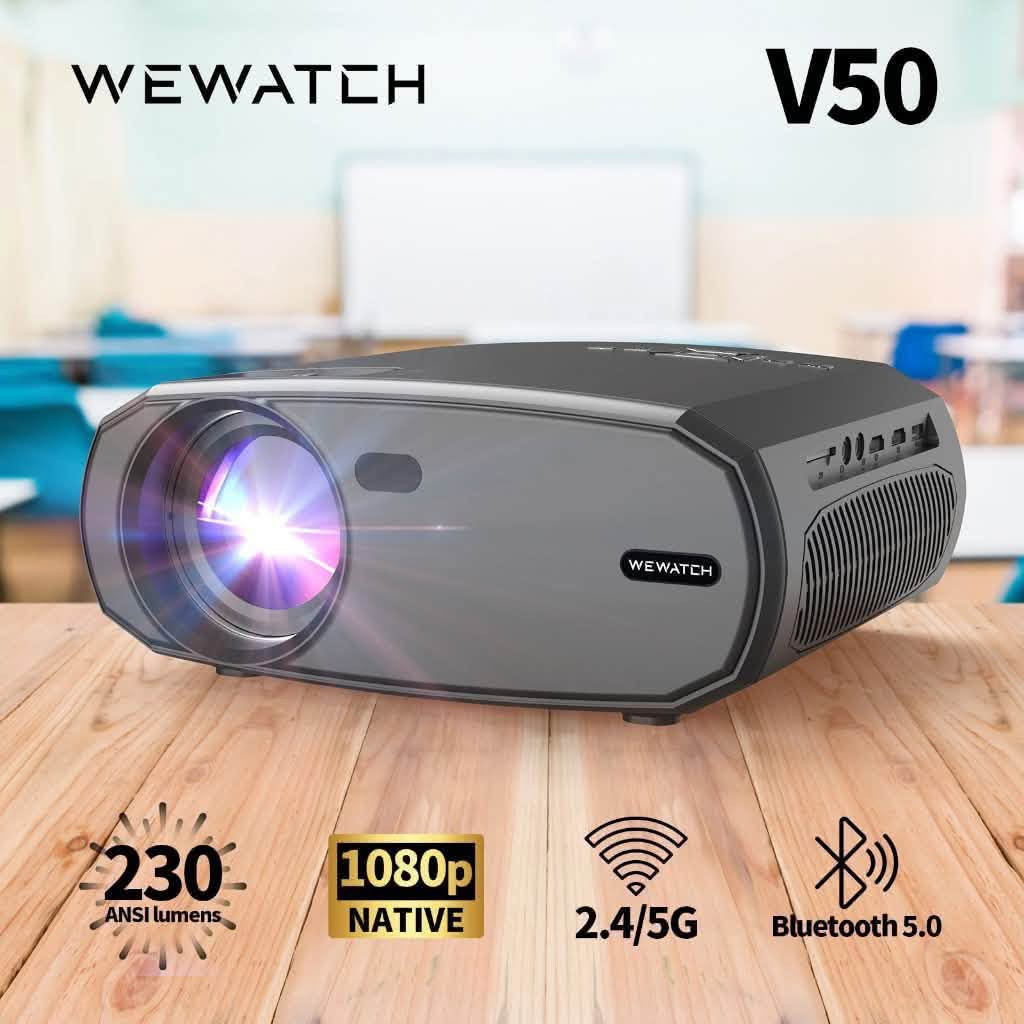 داتا شو wewatch v50 استعمال بسيط جداً اخت الجديدة 
السعر : 45 الف
ما عندي توصيل مكاني بالدورة
***********

نص مكتوب في الصور:
- WEWATCH V50 230 ANSI lumens 1080p NATIVE 2.4/5G Bluetooth 5.0