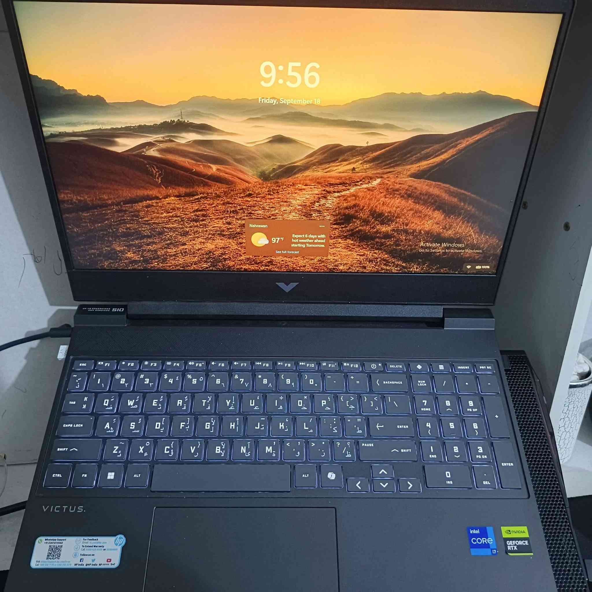 🔥 عرض خرافي — HP Victus FA2104TX 🔥

💻 اللابتوب استعمال شهرين و11 يوم فقط، وحالته ممتازة جدًا.

⚙️ المواصفات:
• المعالج: Intel Core i7-13620H — الجيل 13
• كرت الشاشة: NVIDIA RTX 4050 6GB
• الرام: 16GB DDR5 وقابل للتطوير إلى 32GB
• التخزين: SSD 512GB
• الشاشة: FHD 144Hz

📦 الفاتورة موجودة والضمان باقي ساري.

🎁 الهدايا مع اللابتوب:
⌨️ كيبورد Razer DeathStalker V2 Pro — قيمته تقريبًا 200 ألف دينار
🖱️ ماوس Attack Shark X11
🖥️ Stand للابتوب

💰 السعر: 1,100,000 دينار عراقي

📍 المكان: بغداد

📱 للتواصل واتساب: ***********

⚡ الجهاز نظيف والاستعمال قليل، والضمان والفاتورة موجودة.
