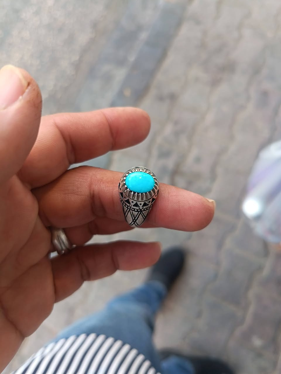 فيروز نيشابور لبه صافي صياغه ثكيل للبيع ***********
