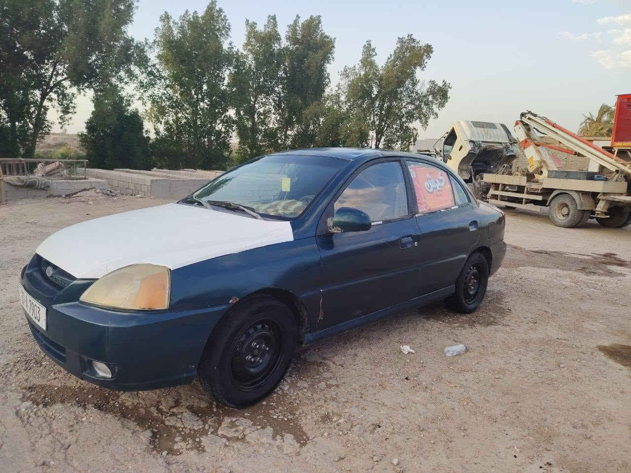 سلام عليكم
كيا ريو اللبيع سياره 
مكينة 1600 
2004
دواخل جديد 
كير كفاله
مكينه كفاله 
تبريد شغال 
كير عادي سياره جاهزه 
سنويه ٣١
هزته لشهر ١٢ 
رقم نكليزي  ذي قار 
السعر ٣٣ وبيه مجال ***********
***********
