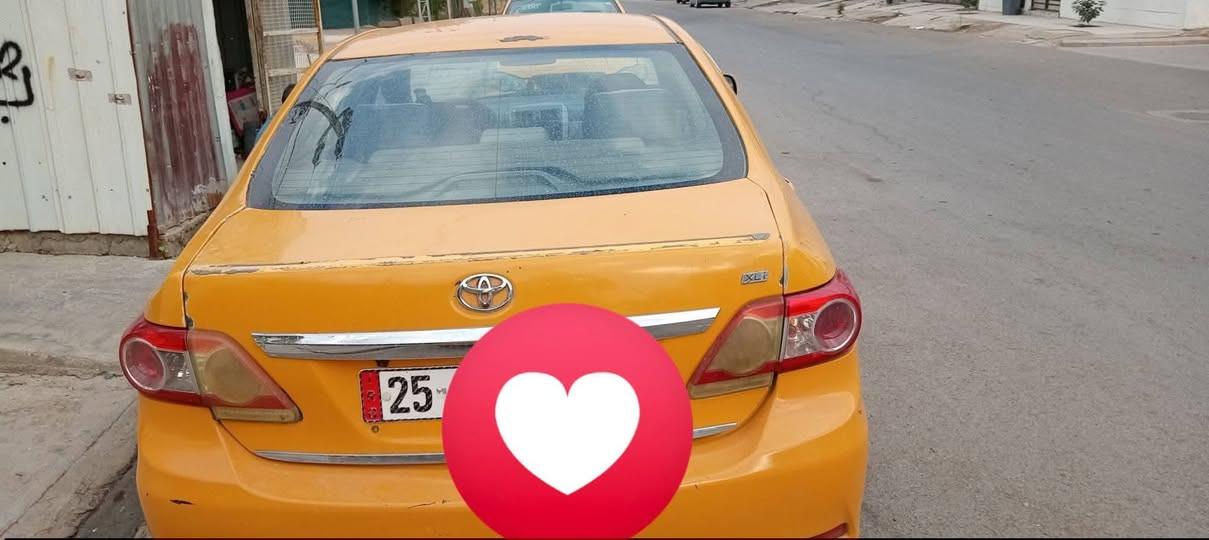 كورلا • ٢٠١١ • خلفي متضرر