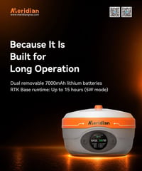 Meridian SuperBase • بيس RTK • بطارية ٧٠٠٠mAh