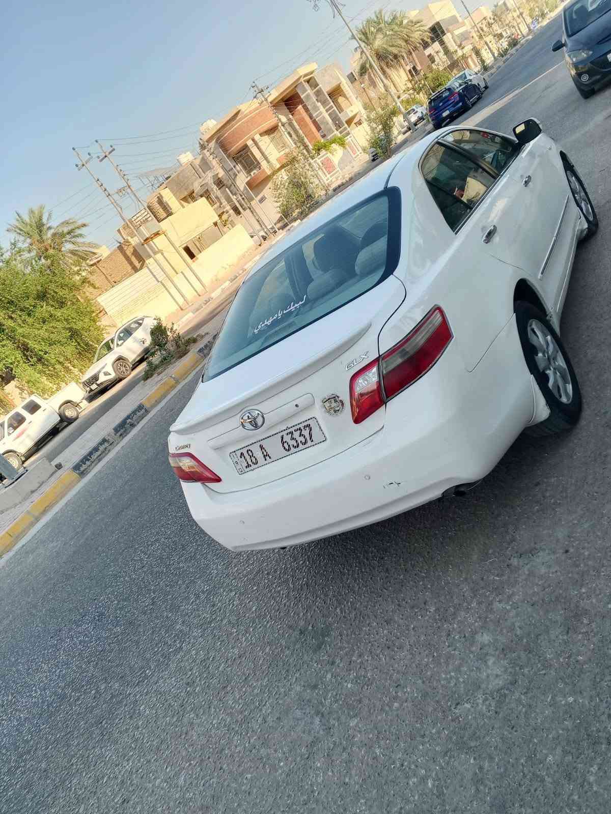 سلام عليكم  سيارة للبيع نوع  كامري موديل  2009 وارد خليجي  مكينه حجم 2400 تخم تاير حداديه خلفي امامي جديده  تبريد تدفئه السعر  83  العنوان كربلاء رقم الهاتف  ***********
