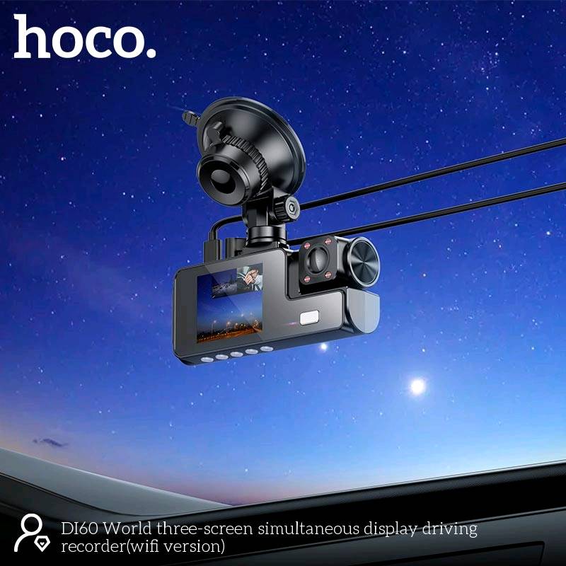 🚗 كاميرا السيارات الذكية Hoco DI60 — 3 كاميرات بتغطية شاملة

خلِّ قيادتك أكثر أمانًا ووثّق كل لحظة على الطريق مع Hoco DI60، كاميرا تسجيل سيارات متطورة مزودة بـ 3 كاميرات لتصوير الطريق أمامك، داخل المقصورة، وخلف السيارة في الوقت نفسه. مناسبة للتسجيل أثناء القيادة والمساعدة في توثيق الأحداث والمواقف أثناء التوقف.

🎥 تصوير من 3 جهات

الكاميرا الأمامية: دقة 720P ‏(1280×720)

الكاميرا الداخلية: دقة 480P

الكاميرا الخلفية: دقة 480P

زاوية رؤية واسعة: 145° لتغطية مساحة أكبر من الطريق.

شاشة 2.0 بوصة لمتابعة التسجيل والتحكم بالإعدادات.


⭐ أهم المميزات

🔄 تسجيل حلقي مستمر (Loop Recording) — يستمر التسجيل تلقائيًا مع استبدال المقاطع القديمة عند امتلاء الذاكرة.
🅿️ مراقبة المواقف (Parking Monitoring) — للمساعدة في مراقبة السيارة أثناء التوقف عند توفر التوصيل الكهربائي المناسب.
⏱️ Time-Lapse — يدعم التصوير الزمني المبطّأ.
↩️ خطوط الرجوع للخلف — تظهر تلقائيًا عند استخدام الكاميرا الخلفية.
📱 تحكم عبر Wi-Fi — إمكانية الاتصال بالتطبيق لمشاهدة وإدارة التسجيلات من الهاتف.
💾 دعم MicroSD حتى 128GB.

🔧 المواصفات

الموديل: Hoco DI60

عدد الكاميرات: 3

الخامة: سبائك الزنك + ABS

الأبعاد: 105 × 48 × 39.5 مم

الوزن: 69 غرام

البطارية: 150mAh


🔌 طريقة التشغيل

تعمل الكاميرا عبر التوصيل المباشر بكهرباء السيارة، سواء من منفذ ولاعة السيارة أو من خلال علبة الفيوزات، بحسب طريقة التركيب المناسبة.

📦 لماذا تحتاجها؟

لأن وجود كاميرا أمامية وخلفية وداخلية يمنحك توثيقًا أوسع لما يحدث حول السيارة وداخلها، سواء أثناء القيادة أو عند التوقف.

📞 للطلب والاستفسار: ***********
🚚 متوفر توصيل