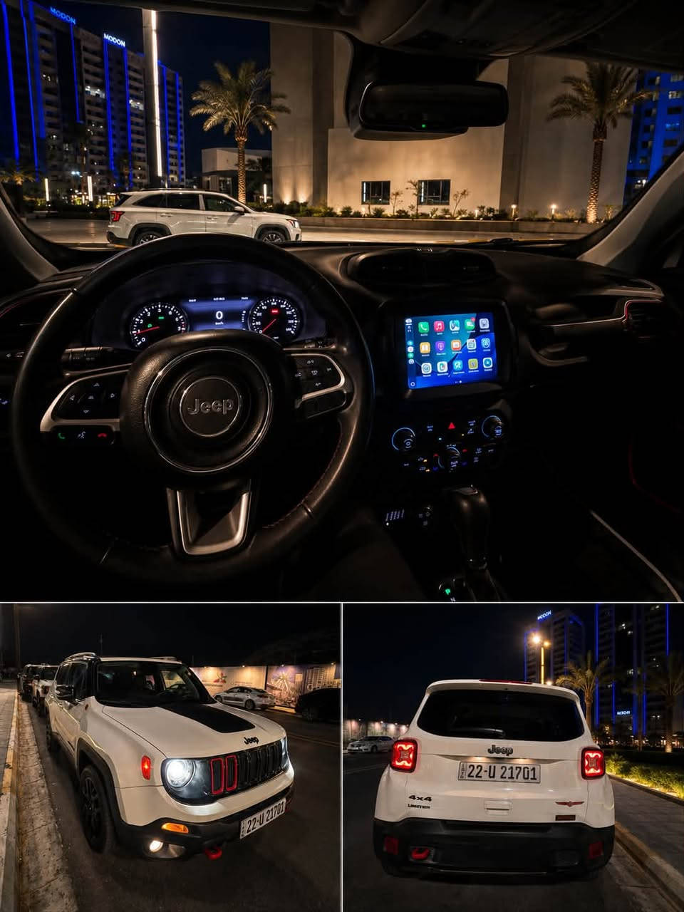 للبيع Jeep Renegade Trailhawk 2023
جيب رييجنيد 2023

 Trailhawk – أعلى فئة للطرق 

اللون ابيض 
رقم الشاصي 

ZACNJDC16PPP40765

* مواصفات Trailhawk الأصلية
بصمة  وتشغيل عن بعد  وجام اتو هاند بصمة
* محرك 1.3 تيربو
* 4 سلندر
* رادار نقطة عمياء واشاير بل مري
* ماشيه 31,890  كيلو وليس ميل
* محرك كير كفالة وعل فحص
* شاصي لغود كفالة وعل فحص
* تبريد ثلج كفالة
* حدادية كفالة 
* داخلها اسود بلادي وختم الترايل هوك عليها 
* كير أوتوماتيك 9 سرعات انسى الصرف والعطل
* دفع رباعي 4×4
* شاشة شادلها كار بلي واندرويد اوتو كلشي مرتب وبلوتوث وسماعاتها فول beats الاصلية مالتها
* ايرباك سستم
* أنظمة قيادة للثلج والرمل والطين والصخور
* Hill Descent Control 
* السيارة بابين وجاملغ مبدلات فقط  نفس اللون اصليات بصف السايق 

سيارة  نشطة كلش مرتبها عل ايدي معتني بيها متصرف عليها ربع مميزة وعملية خصوصا ببغداد ترايل هوك يعني انسى متحس  بالطسات والحفر 
الدشبول ولا كلوب بعدها بوضع الشركة.

السيارة باسمي تحويل مباشر
مكاني بغداد اليرموك 
السعر 143 وبيها مجال.
***********
