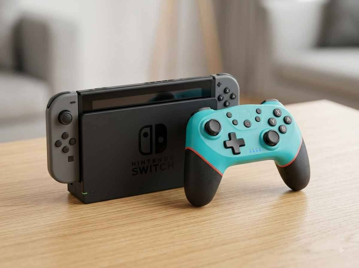 🎮 جويستك Diswoe (N-SL) اللاسلكية - جديدة بالكرتون وغير مستعملة 100%! 🎮
​احصل على تجربة لعب احترافية ومريحة مع يد التحكم اللاسلكية الممتازة المخصصة لـ Nintendo Switch و PC 👌✨
​🌟 أبرز المميزات والاستخدامات:
​جديدة بالكامل: بالعلبة والأختام مع جميع الملحقات (كابل الشحن).
​توافق تام مع Nintendo Switch: تعمل كيد تحكم رئيسية لجميع أجهزة السويتش (العادي، OLED، و Lite).
​دعم ألعاب الكمبيوتر (PC): متوافقة مع أجهزة الحاسوب الشخصي عن طريق الكابل.
​دقة عالية في ألعاب التصويب والحركة: مزودة بمستشعر حركة ذكي (Gyro Sensor).
​زر Turbo للألعاب السريعة: تحكم أسرع وضغط متكرر بلمسة واحدة للمنافسة القوية.
​اهتزاز مزدوج (Double Vibration): يعطيك شعوراً واقعياً مع كل حدث باللعبة.
​💵 السعر:  (25,000 الف وبي مجال بسيط)
📍 العنوان: [نجف لا يوجد توصيل]
📞 للطلب والتواصل (واتساب / على خاص): [***********] النجف, العراق
