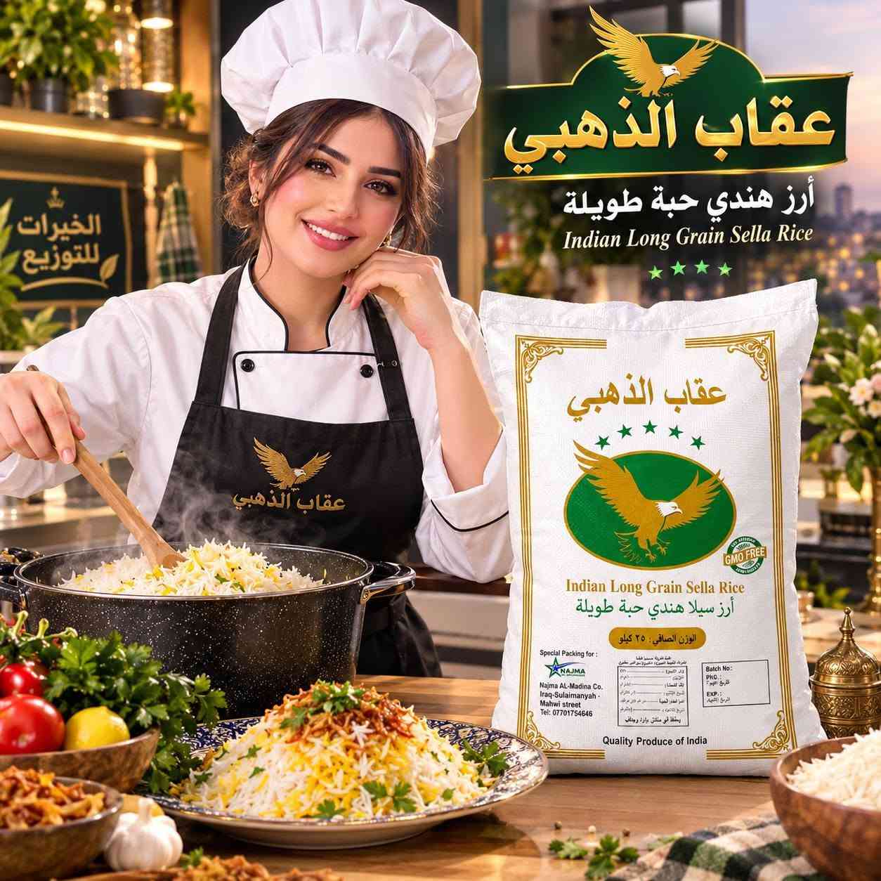 رز العقاب • رز مينا • أرز هندي