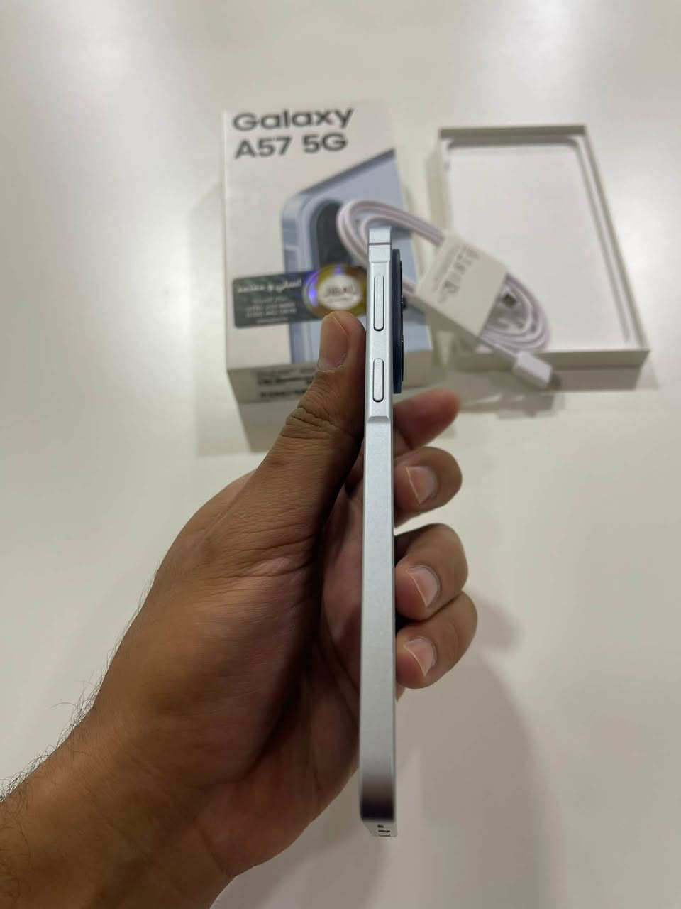 Galaxy-A57 5G😍
256G👍🏻
Rom:12👌🏻

 تەنها ٢٥ رۆژە هەلپچراوە کێبڵی شەحنەکەشی هەلنەپچڕاوە💯

%100 پاکە حسابکە لۆکە👌🏻

تەنها(630,000)🔒

📞***********
