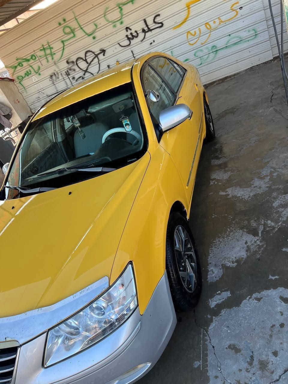 سلام عليكم سوناتا موديل 9 محرك 2400 جاهزه مكينه كير تبريد.        بيه طخات ملاحضات تحويل مباشر سعر70بيه مجال قليل ***********
