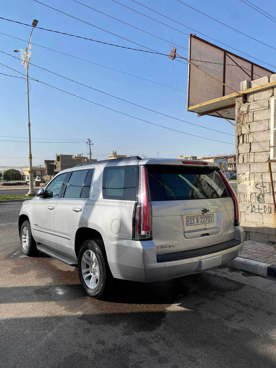 السلام عليكم تاهو ٢٠١٨ رقم بغداد باسمي حادث امريكا مرفق بلصور العنوان كربلاء *********** السعر ٢٦٠ او بيه مجال
