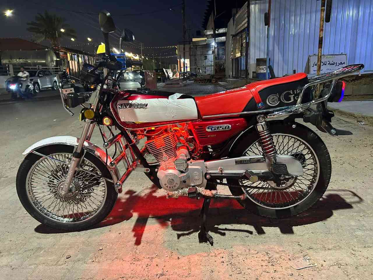دراجة إيراني موديل 24محرك150cc
كهربائيات كلها شغالة بس صلف يرادلة ربط

هندر نگره وحدة

سعر 750وبيها مجال

لتواصل ***********
