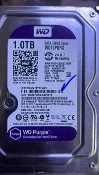 هارد pc او dvr او nvr البنفسجي  الاصلي  قياسات  ٥٠٠ كيكا ب ١٠ الاف  ١ ...