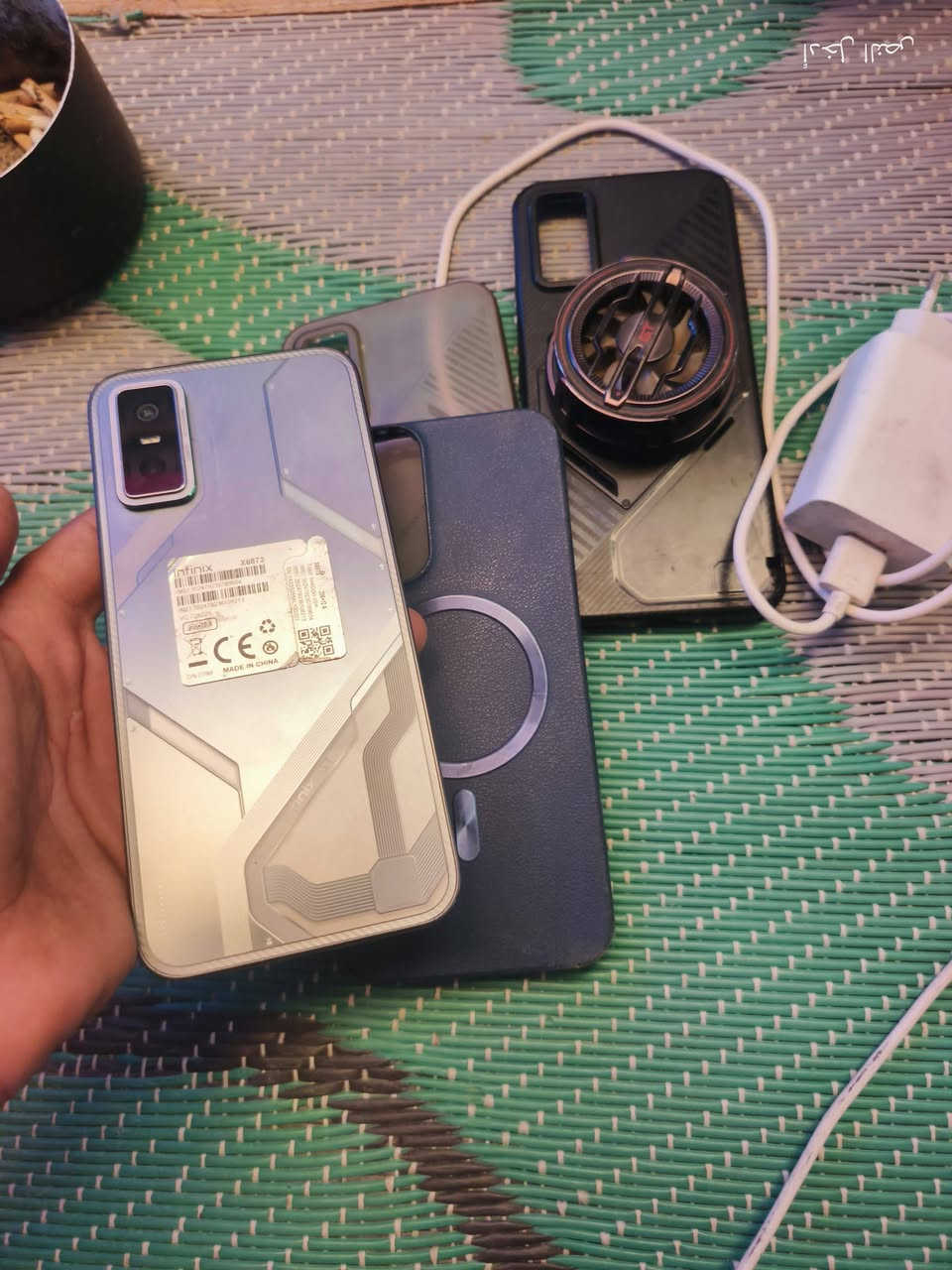 Infinix GT30 Pro
كامل ملحقات باكيت ومبرد وشاحنه وكيبل ووياه 3 كفرات
جهاز فول مواصفات 120فريم بكل العاب تقريبا مابي اي مشكلة
وأكفلك ماداخل تصليح ومابيه اي عطل بطاريته 97 ماتصرف ابد 
مستخدم 4اشهر فقط 
مكاني صلاح. الدين قضاء بلد ناحية يثرب 
ماعندي توصيل 
سعر 365وبيه مجال❤
واتساب موجود ***********
