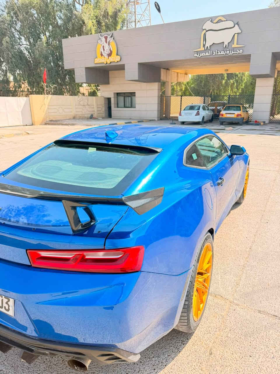 #للبيع: شفروليه كامارو RS موديل 2017
شفروليه كامارو RS 

 الموديل: 2017

 المحرك: 6 سلندر، سعة 3600 CC 

 المسافة المقطوعة: 118 ألف كيلومتر.

 اللون الخارجي: هايبر بلو ازرق 

التعديلات 

 السيارة محولة بالكامل مظهر ZL1 

دعامية ZL1

 مشابك رياضية ZL1

ديفيوزر خلفي ZL1

لايتات امامي ZL1

 جناح خلفي (سبويلر)ZL1

 رينجات ويل ZL1

 غطاء محرك  بنيد مغلف كاربون

السيارة وارد امريكي

حادث امريكا 

 الحادث عبارة عن جاملغ امامي ايسر 

وجاملغ ايمن راسه فقط 

 الي بداخل العراق 

صبغ وتعديل اثر شخوط وطخات وليس حوادث جاملغ خلفي ايمن - باب  كما موضح بل فحص 

النواقص

 السيارة بحالة ممتازة تحتاج فقط إلى "رأس روط" أمامي جهة اليمين (تكلفته مع التبديل  25 ألف دينار)

 السعر: 121 ورقة (12,100$).

 مكان : بغداد - الدورة - البوعيثة.

 لرقم الهاتف والتواصل واتس او اتصال : ***********
