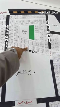 قطعة • ٢٦٦م • مدخل شارع ٣٠م