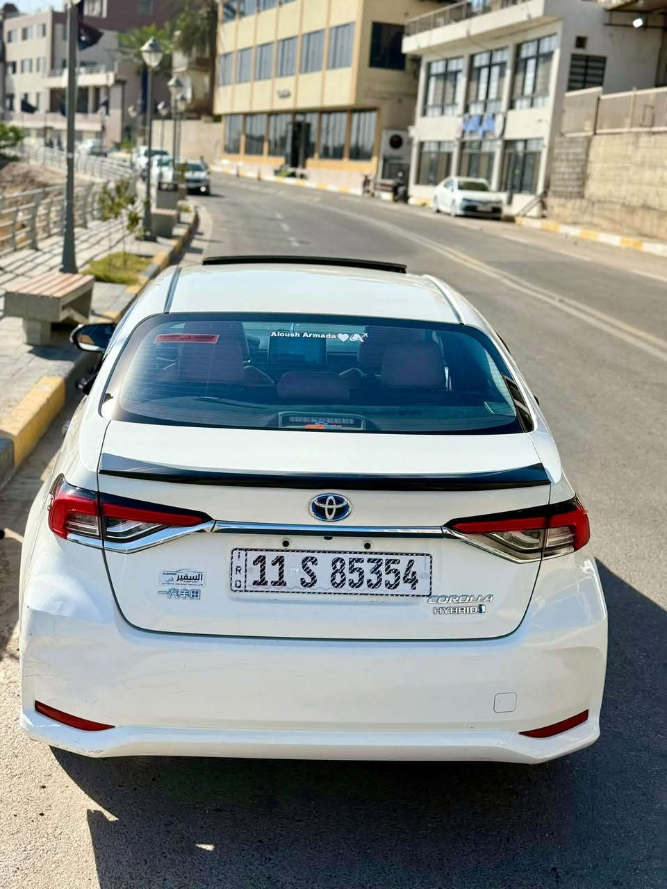 العلامة الزكة 💙
الشكل الخليجي 🤗
مكفولة كفالة عامة من الضربة والبارد والصبغ✅
المميزة داخل صاج  مساج كشنات كراسي كهرباء ⚡️
الفئة كورلا هايبرد 🤙
موديل 2023✅
محرك 1800✈️
الممشى 30الف 🛬
فول مواصفات للاخير 🍃
فتحة سلايد روف ♠️
دخول ذكي 🤓 
كامرة دوارة📸
اوتو هولد ❣️
سايد بريك كهربائي ⚡️ 
شاشة تدعم كار بلي اوندوويد اوتو 🖥️
رادار امامي 🤍
كشنات جلد 📜
جام اوتو 🎼
تحديد مسار 🚏
مانع تصادم 💥
تبريد قطعتين ❄️
منافذ تايبسي امامي خلفي 🔋🪫
عدسات لايت بلوجكترات ✨💡
فول سوادات ♠️
سياره بجديد مبولشها ومنزل اويالتها صابغهن اسود ومرتبها
رقم جديد هزة سنوية جديد باسمي
السعر 146 بيها مجال بسيط
مكاني بغداد الكريعات 
اتصال فقط واتساب او خط
***********
