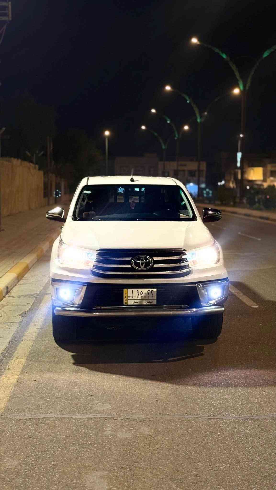 تويوتا هايلوكس 2020 فحل 
فور ويل 
 شركة ساز
گير أوتوماتيك
فول فول مواصفات،
گير، مكينة، كهرباء مكفولات
فول مواصفات
بصمة، ، كشن تبريد 
شاحن موبايل، شاشة لمس
كار بلاي، تحكم سرعة
گير أوتوماتيك
مودات القيادة: إيكو، باور، نورمال
گيچ إلكتروني
تبريد مركزي
أربع تايرات  ويل جديدة
البدي صافي بيه بارد بسيط 
كل السيارة مكفولة
رقم بصرة تحويل مباشر، السيارة باسمنه
السياره عليها ادامه كامله وكامله على اخر حبه وبدون نقص
مكان السياره كربلاء المقدسه 
سعرها مناسب جدا 
*********** كربلاء, العراق
