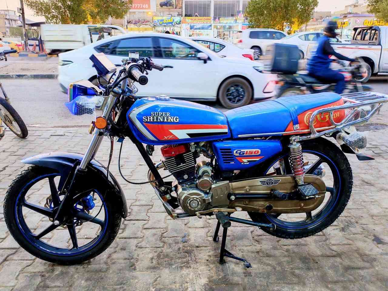سوبر شاينك موديل 2023طالعه25 أصولي وكيله علي عنجور بل خان دراجه مكفوله كفاله عامه براغي ما مفتوح بيه مكينه  على وضعه البلادي سعره مليون وبيه مجاالعنوان حي جامعه رقم ***********
