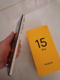 جهاز ريلمي 15 برو نظافة 100% جديد استخدم قليل ذاكرة 512 عشوائية 12 بطا...