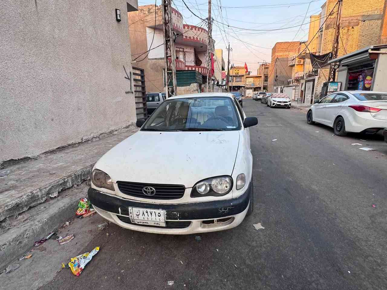 سلام عليكم جميعا
كورلا موديل 2000 
للبيع فقط فقط فقط 

السياره يرادلها صبغ وترتيبات بسيطه 
رقم بغداد ب اسمي 
السعر ٤٥ ورقه
مكانها بغداد شارع المغرب 
الرقم 
***********

