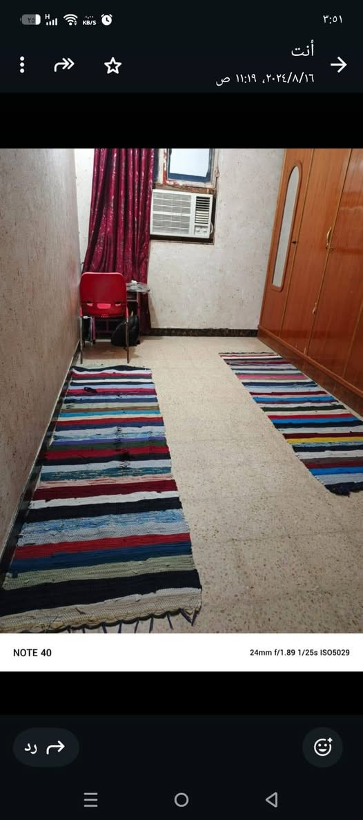 مجمع القادسيه يم ملعب • طابق ثالث • ٢ غرف نوم