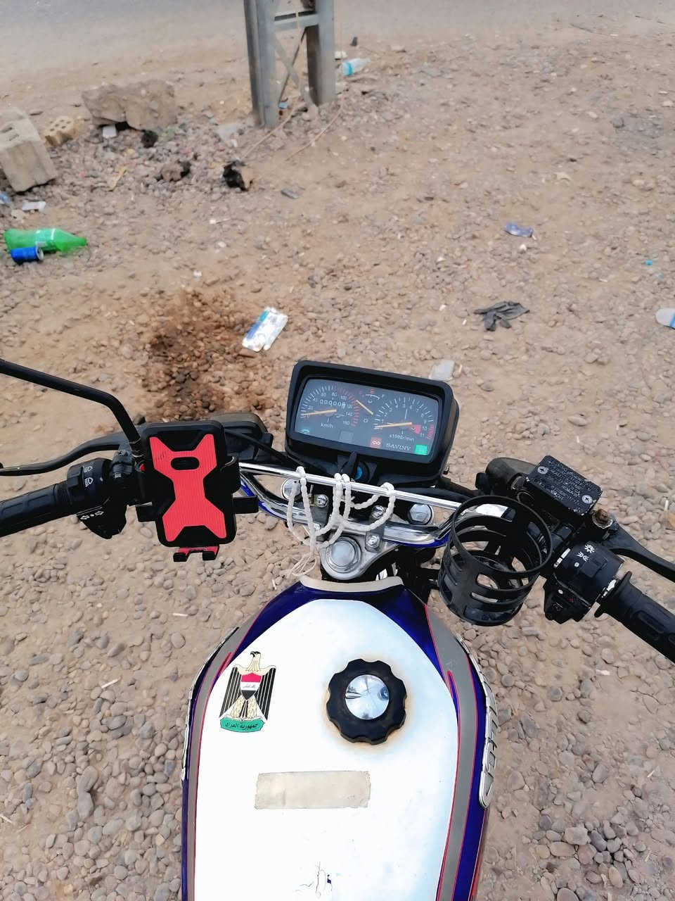 عليكم دراجه ايراني 2022 اوراق منفيس داراجه جديده بس مضلومه بتصوير الداجه كامله من كلشي محرك 150ما ممدوده علي سبانه  السعر 650وبي مجال عنوان الدراجه الرمادي /لتواصل /***********السلام
