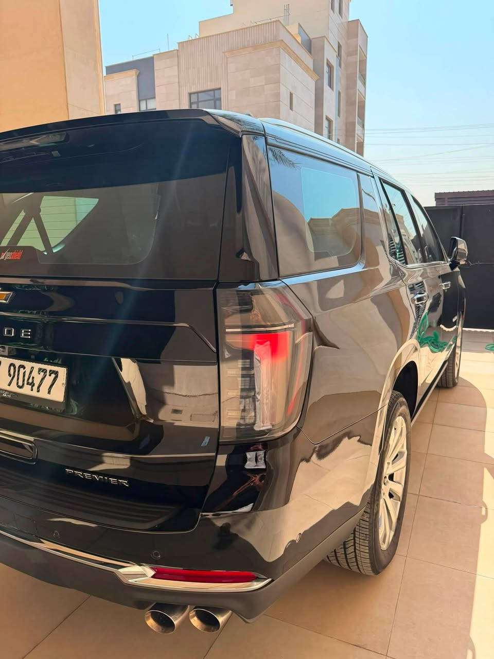 🚗 للبيع
Chevrolet Tahoe Premier 2025

تاهو بريمير 2025  - وكالة المنصور 

✅ المواصفات :

▪️ الممشى: 26 ألف فقط 

▪️ الوارد: وكالة المنصور 🏁

▪️ قياس االويل: 22 إنچ 🛞

⚙️ المحرك: 8 سلندر 5300 سي سي

• دفع رباعي (4WD)

• جير أوتوماتيك 10 سرعات

• نظام تعليق هوائي متكيف

• شاشة وسطية كبيرة + نظام ملاحة 🗺️

• شاشة عدادات ديجيتال

• نظام صوتي Bose 🔊

• مقاعد جلد ابيض

• تبريد وتدفئة للمقاعد الأمامية والخلفية 💺

• تحكم كهربائي كامل مع ذاكرة

• صف ثالث مريح

• فتحة سقف بانوراما 

• كاميرات 360 درجة 

• حساسات أمامية وخلفية

• نظام ركن ذاتي

• مثبت سرعة ذكي (Adaptive Cruise Control)

• نظام الحفاظ على المسار

• تحذير النقطة العمياء

• نظام فرملة طوارئ

• Head-Up Display

***********

