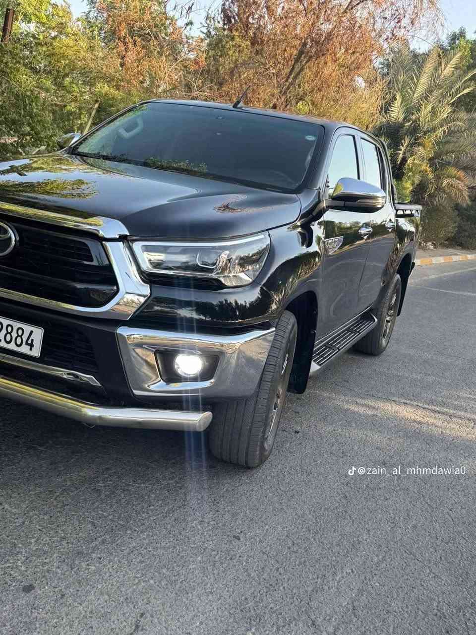 السلام عليكم تويوتا هايلوكس 22 ساز ماشه 114الف 275، وبيها مجال  فورويل فول مواصفات سياره استخدام شخصي بيها بارد ورا باب السائق والباقي كفاله عامه سياره مغلف بي بي اف  *********** للاستفسار واتساب مراوس حسب القناعه مكاني بغداد سياره رقم شمالي سليمانيه باسمي شخصي السياره

نص مكتوب في الصور:
- @zain_al_mhmdawia0