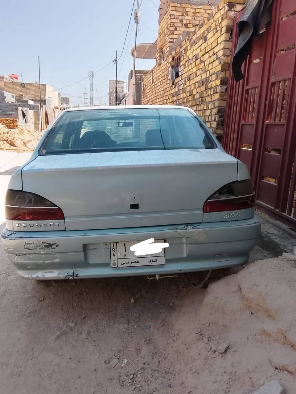 السلام عليكم بيجو فرنسي 306 للبيع موديل 2001 السياره جاهزه ورقمه مميز( من ثلاث ارقام) السعر 40 وبيه مجال مكان السياره النجف الاشرف للاستفسار ***********
