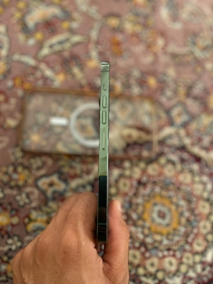 13 برو ماكس
ذاكره ٢٥٦ 
بطاريه ٩٢ معليه 
جهاز وتر  بروف 
أمريكي 
لون زيتوني 
السعر ٦٧٥ بي مجال بسيط  
مكان ديالى بعقوبه 
الرقم ***********
