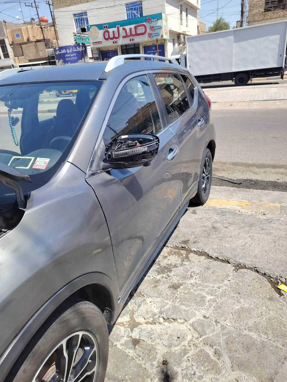 السلام عليكم نيسان روج موديل ٢٠١٨ فول مواصفات ماعده الفتحه ميكنه ٢٥٠٠ المرغوب حادثه امامي جاملغ وبنيد وشويه من باب ماشيه ٩٢ مايل للبيع السعر ١٣٥ قابل للتفاوض رقم بغداد الانكليزي بسمي تحويل ثاني يوم ماكنه بغداد الحسينه مال راشديه رقم تليفون ***********
