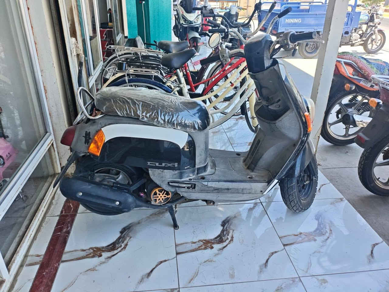 بوليس نوزل.  2010
سعر 950وبيها مجال 

كفالة عامة طالعة من المعرض بشهر 2 

كهربائيات اشاير لايت شاشة كلة شغال 

نكرة سلف الدراجة بكل وقت 
مكاني كربلاء الحسينه مصطفى خان 
***********
