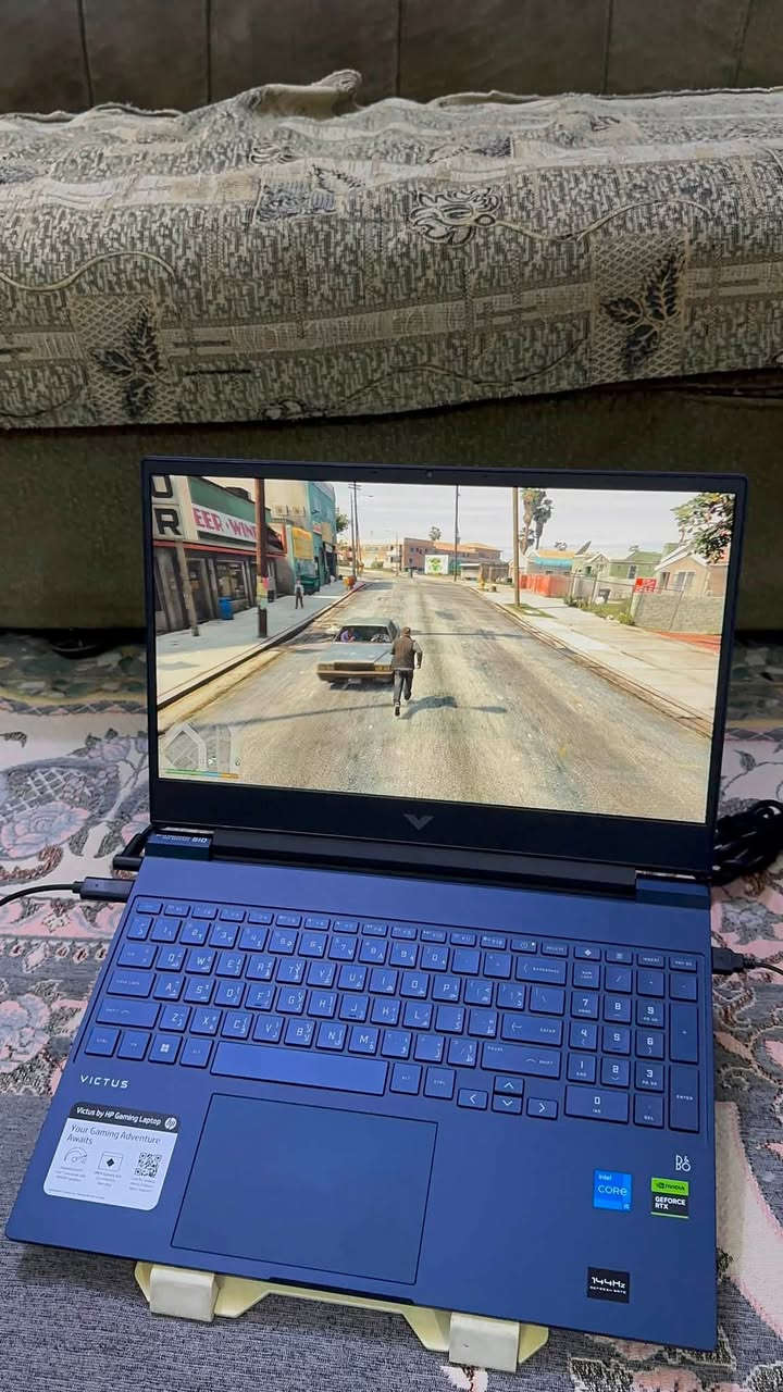 السلام عليكم لابتوب hp gaming  victus  core 5جيل 12 —رام 16–هارد2 تيرا كارت نوع ssd السريع جدا جدا كارت شاشة خارجي-4 گيگا 3050 نوع H  RTX شاشة 144 هيرتز فولHDحجم الشاشة 15.6 حجم ستندر بطارية 4 ساعة استخدام عادي 200 واط مع جنطة و ماوس وستاند وجوستك نظافة-99-100 السعر 850 الف اتصال او واتساب *********** من رخصة الادمن
