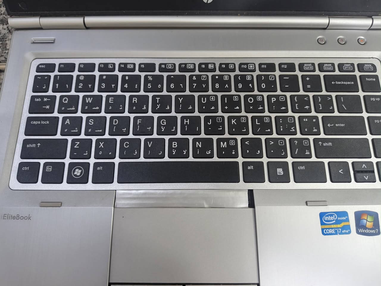 HP i7 جيل٢ • رام ١٢ • دكمة التشغيل