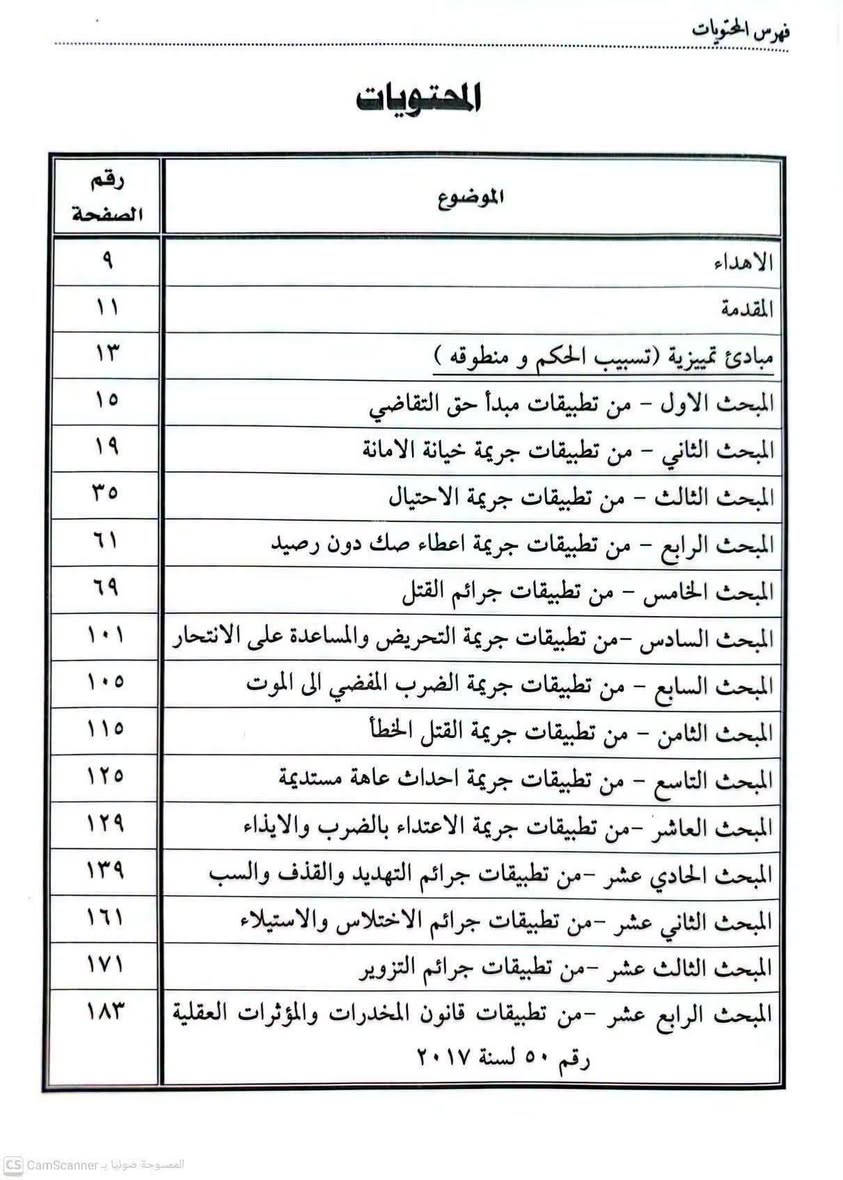 المختصر والمفيد من قرارات محاكم الموضوع والتمييز القسم الجزائي قيس لطيف التميمي
للطلب والاستفسار مراسلة الصفحة خاص او مراسلة واتس اب ***********
