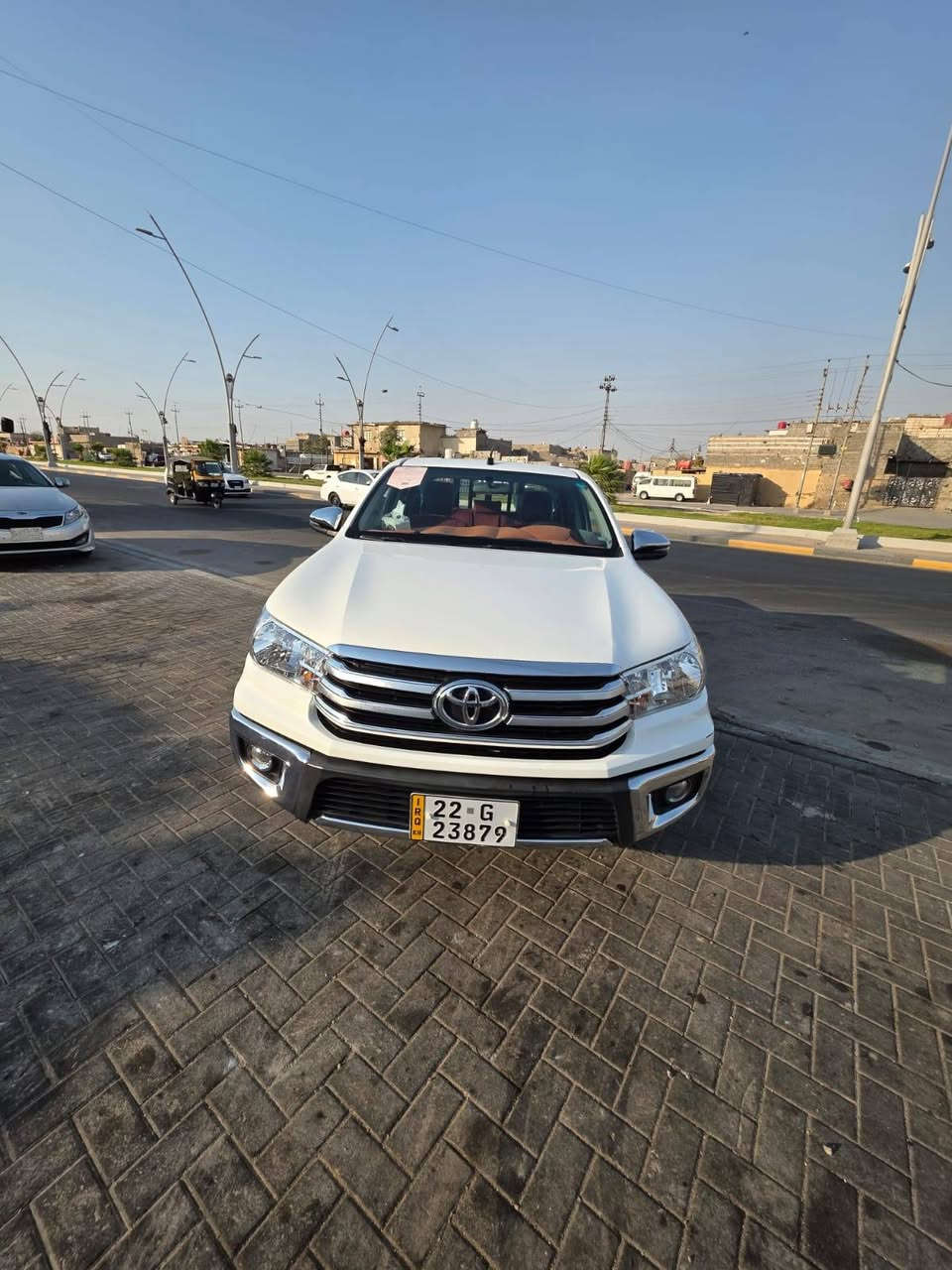 توتا هالوكس 24فول مواصفات بصمه اوتوماتيك تبريد بلكشنات  سياره جديده بيه باب تبدل الأصلي  والثاني صبغ وبيه خسفه رقم أربيل اي استفسار اتصل *********** البصرة, العراق
