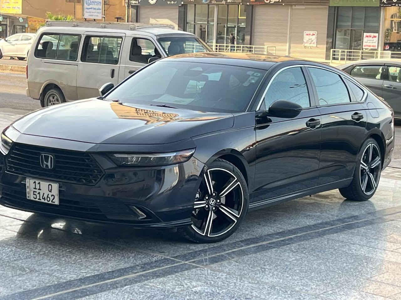 سلام عليكم ..
للبيع هوندا اكورد موديل 23 رقم بغداد دولي  السيارة فول. هايبرد    السيارة كلش نظيفه  ماشيه 60 كم  حادثها من امريكا. ربع الشاصي ومسحوب   بيها صبغ بني. اكثر من نصه  وقطع وحده كلير من امريكا.   كلشي بيها شغال وممتاز. فقط التبريد  ميشتغل. مااعرف شنو السبب  اذا شغله سهله عليه تصليح.   السعر 158   موقع السيارة بغداد مجمع الايادي  للاستفسار ***********

نص مكتوب في الصور:
- اكاديمية ومربط المشهر للفروسية بغداد, Iraq