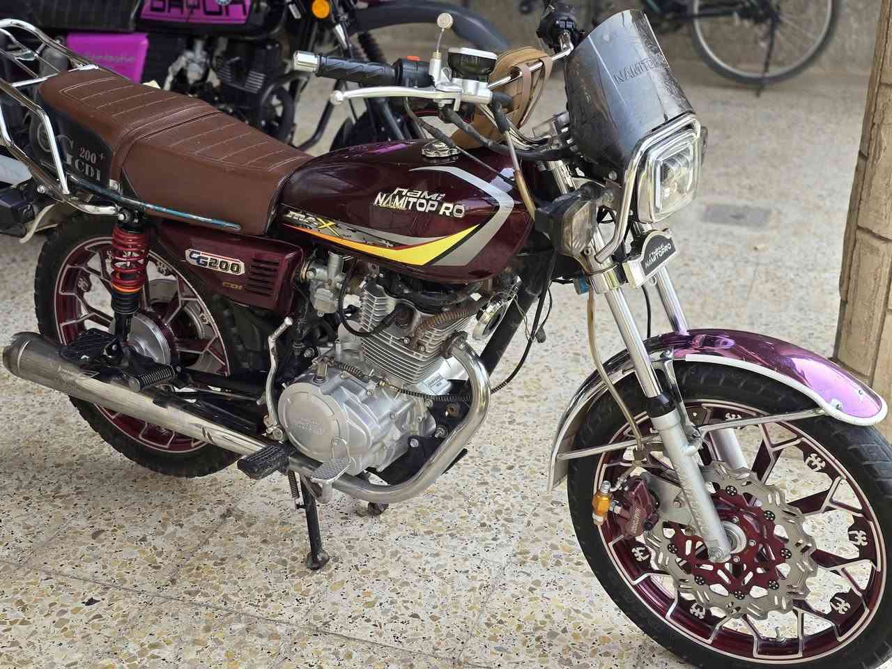 🛑بيع او مراوس
🛑ناما برو 

🛑مديل 25

🛑محرك 200cc

🛑نقصها فقط بك لايت و اشارة امامية يمنة

🛑العنوان ديالى المقدادية 

رقم الهاتف /***********
