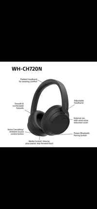 سوني WH-CH720N • نظيفه • زعفرانية
