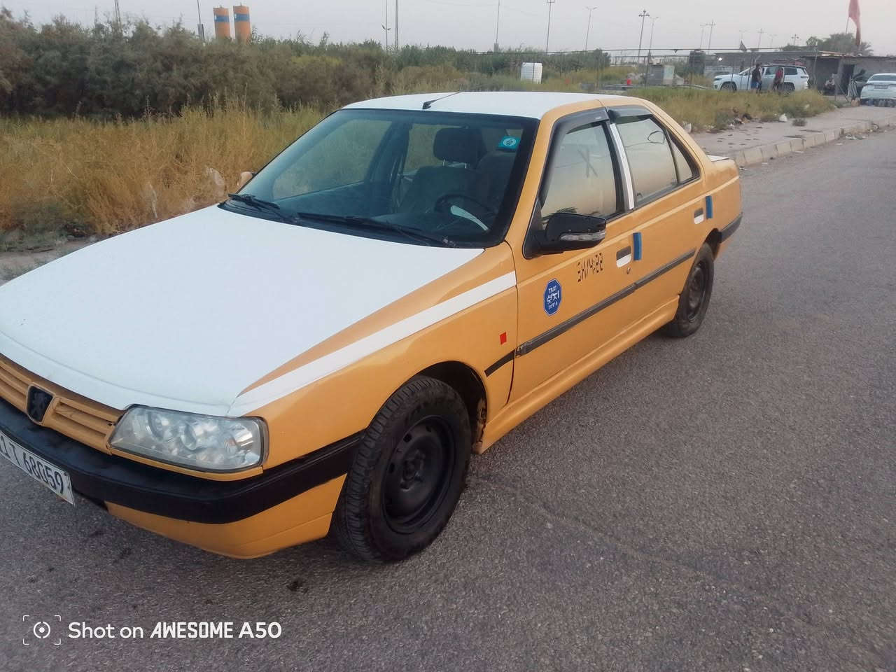 سلام عليكم بيجو للبيع موديل 12 سياره حلو مكينه وكير خير من الله رقم بغداد نكليزي بسمي مصغرة هيئة وغرامات تحويل مباشر السعر 27 مكاني بابل سكندريه رقم ***********

نص مكتوب في الصور:
- Shot on AWESOME A50