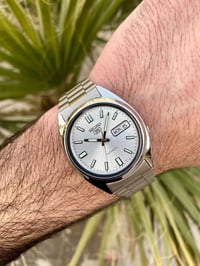 #SEIKO 5 #سيكو 5 ياباني آصلي  🔻مستخدم كالجديد انتاج مقطوع تعمل كالجديد...