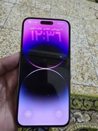 ايفون 14 برو ماكس نظافه 100% بطاريه 83 دبل شريحه اغراضها كامله السعر 9...
