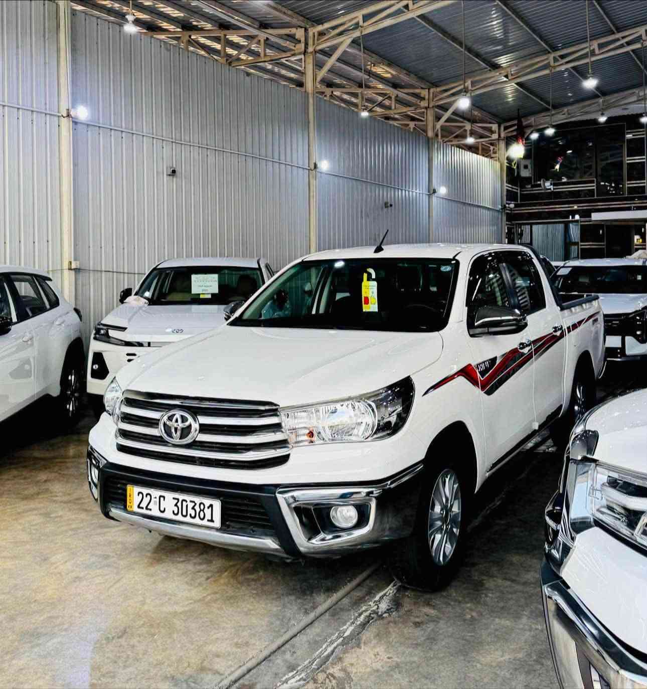 🧿♥️ مجموعة الملك لتجارة السيارات ♥️🧿

🧡🔥 دخول وجبة جديدة | زيرو 🔥🧡
🚙 تويوتا هايلوكس ناصي + عالي  2025

🔥 اليوم الأسعار دلال ونارررر 🔥
💥 فرصة قوية لا تفوّت!

🌟 هايلوكس 4&4 فورويل 2025 | فول مواصفات 1/1 | كير اتوماتيك 

🌟 هايلوكس 2&4 ناصي   2025   | فول مواصفات 1/1 | أوتوماتيك

🛡️ ضمان شركة SAS ✅
• ضمان سنتين أو 40,000 كم
• 8 تبديلات دهن مجانية 🛢️

🚗 مرقم رقم اربيل جاهز مجهز كامل 
✅تريد تحويل او وكاله 
🏢 تجهيز كافة زبائن او معارض

🔥 زيرو + ضمان + مواصفات فول + سعر قوي 🔥
💯 إذا تدور هايلوكس ف هاي فرصتك!
📲 لا تأجل—اتصل هسه وتعال شوفها على الطبيعة

📍 بغداد – الكريعات – نهاية شارع المعارض
🕙 الدوام: من 10 صباحاً إلى 10 مساءً

📞 للاستفسار:
☎️***********

☎️***********
