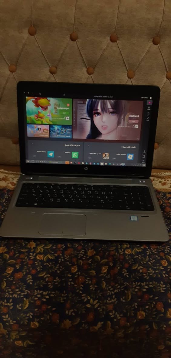 🔵لابتوب hp pro book 650
🔵مواصفات موجوده بل صور اخر صورة موصفات كاملة
🔵طبعن ويندوز 10 برو تحميل جميع العاب القوية 
🔵وللتصفح الدراسة وغيرها مع منفذ اقراص العاب وسيدي 
🔵ملحقاته جنطة وشاحن اصلي 
🔵السعر 245 وبيه مجال 
🔴هاذ رقم ***********

